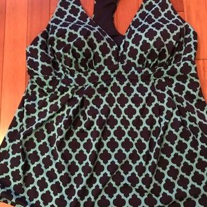 Two Lands End Bathing Suit Tops